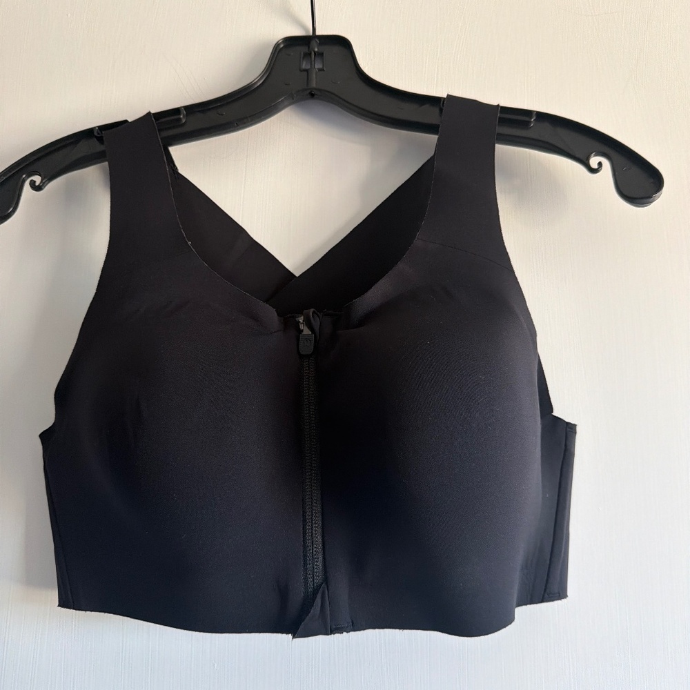 lululemon Energy Zip-Front Bra High-Support, B–G Cups, black 34D